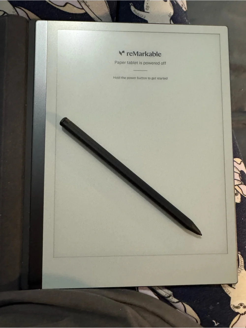 reMarkable 2 White E-Ink Tablet with Black Marker and Black Folio